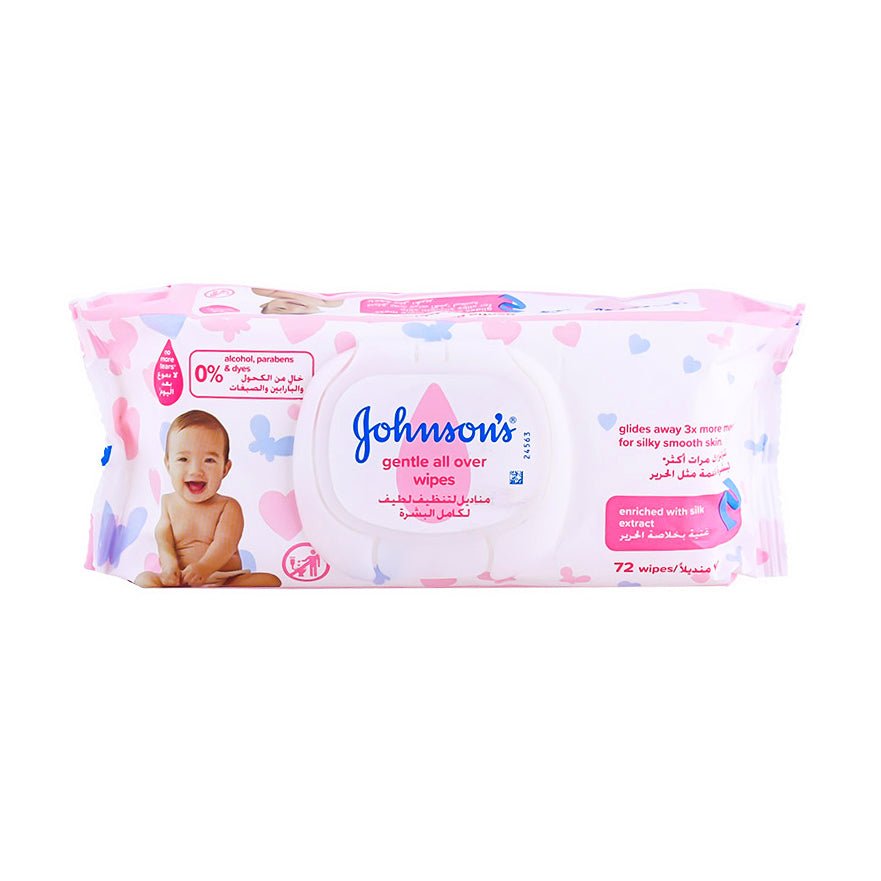 Johnsons Gentle All Over Baby Wipes
