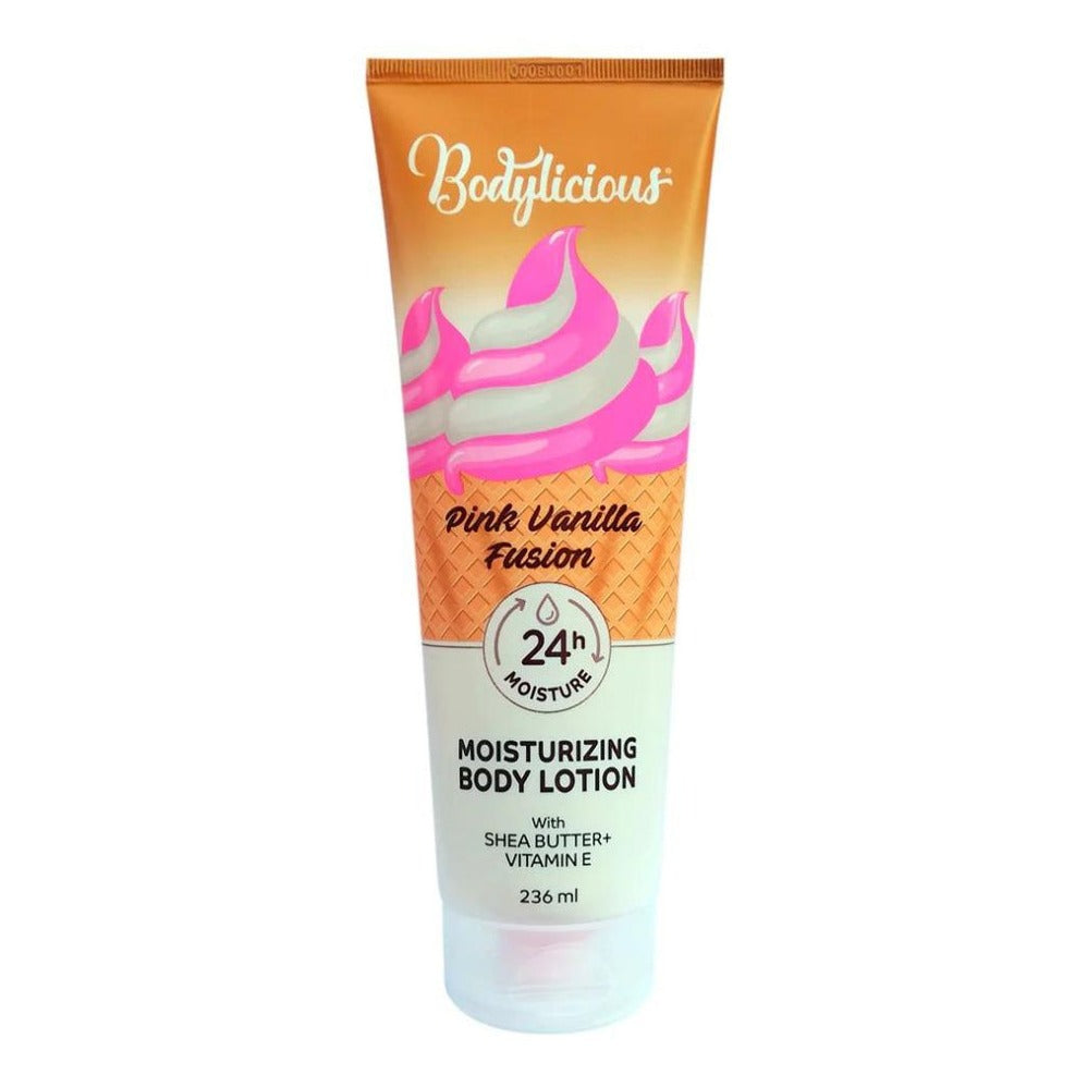 BODYLICIOUS PINK VANILLA FUSION BODY LOTION WITH SHEA BUTTER& VITAMIN E 236ML