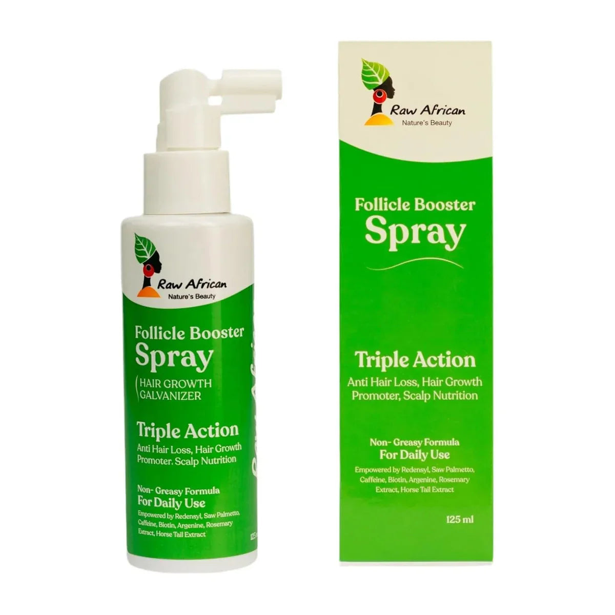 Raw African Follicle Booster Spray - 125ml
