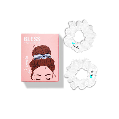 Bless Scrunchies Set WHITE 2pcs