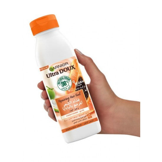 Garnier Ultra Doux Repairing Hair Food Papaya Conditioner For Damaged Hair 350ml