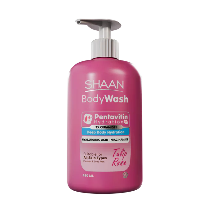 Shaan BODY WASH TULIP ROSE 480ML
