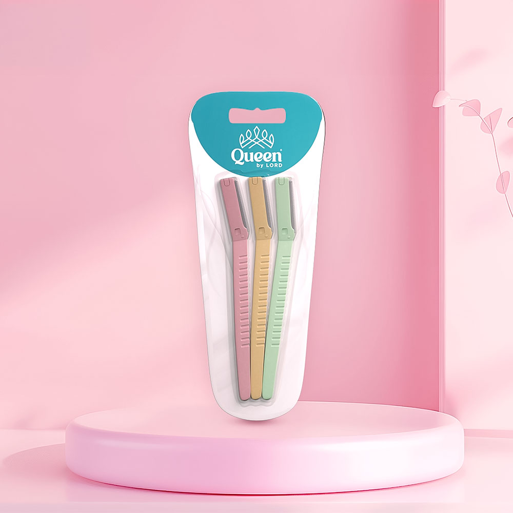 QUEEN EYEBROW RAZOR 3 PIECES Q105