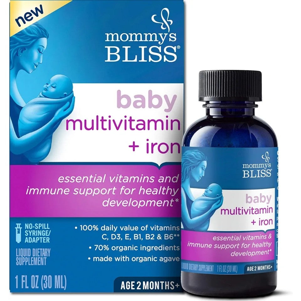 Mommy's Bliss Baby Multivitamin + Iron liquid