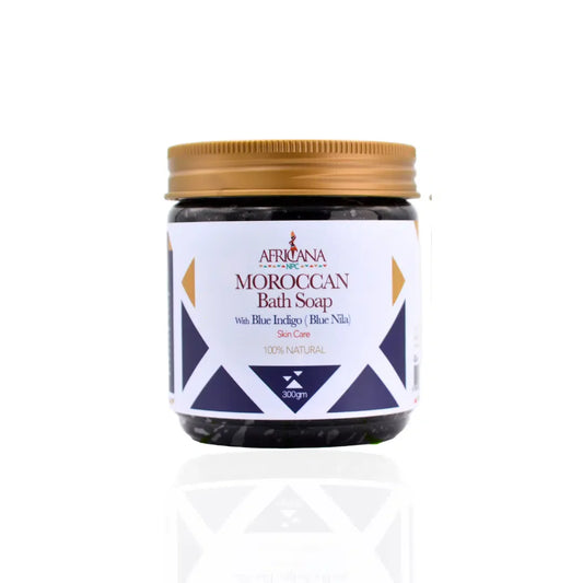 AFRICANA MOROCCAN BATH SOAP WITH BLUE NILA 300GM