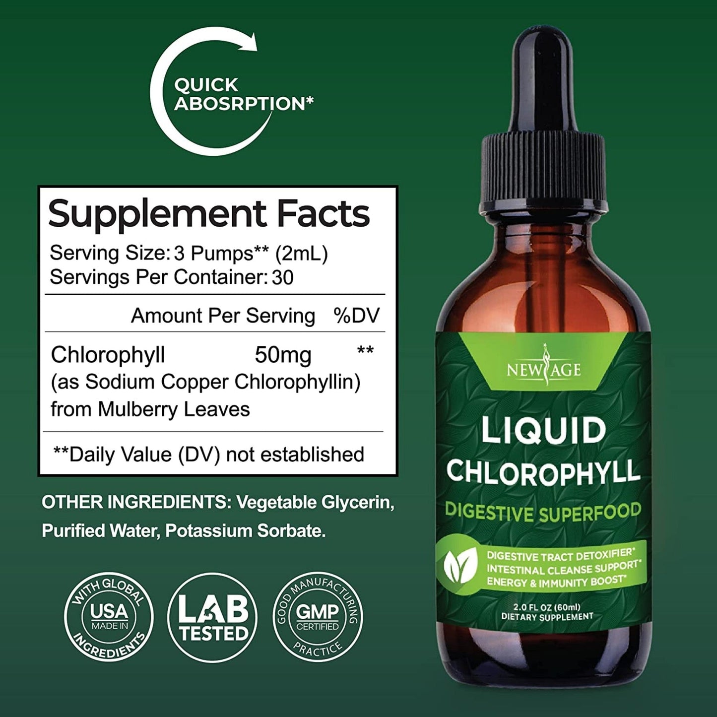 New Age Chlorophyll Liquid Drops