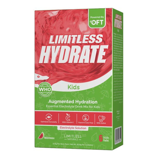 LIMITLESS HYDRATE KIDS WATERMELON 6 STICK PACKS