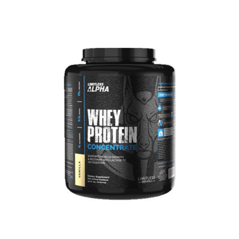 LIMITLESS ALPHA WHEY PROTEIN CONCENTRATE VANILLA 1KG