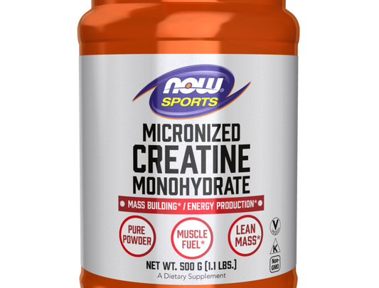 Now Creatine Monohydrate Micronized Powder 500g