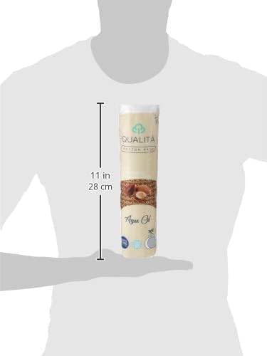 Qualita cotton pads with argan oil 100 pieces double face