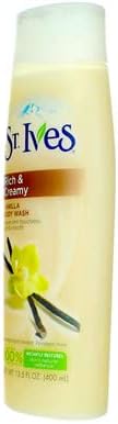 St Ives Body Wash 13.5 Ounce Pampering Vanilla (399ml) (1 Pack)