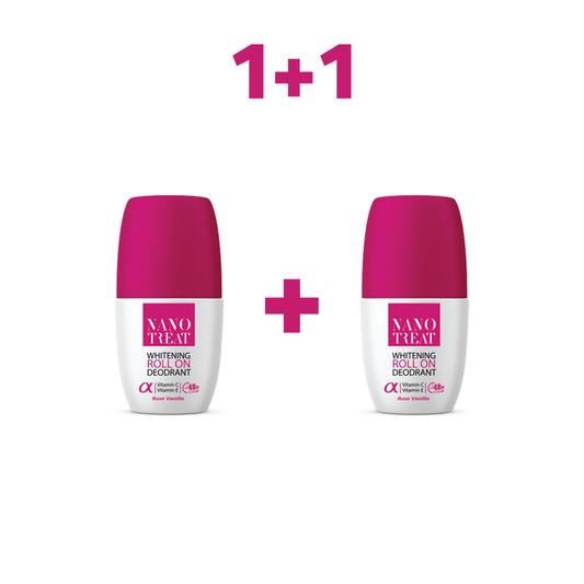 Nano Treat Whitening Deodorant Roll On Offer 1+1 Free