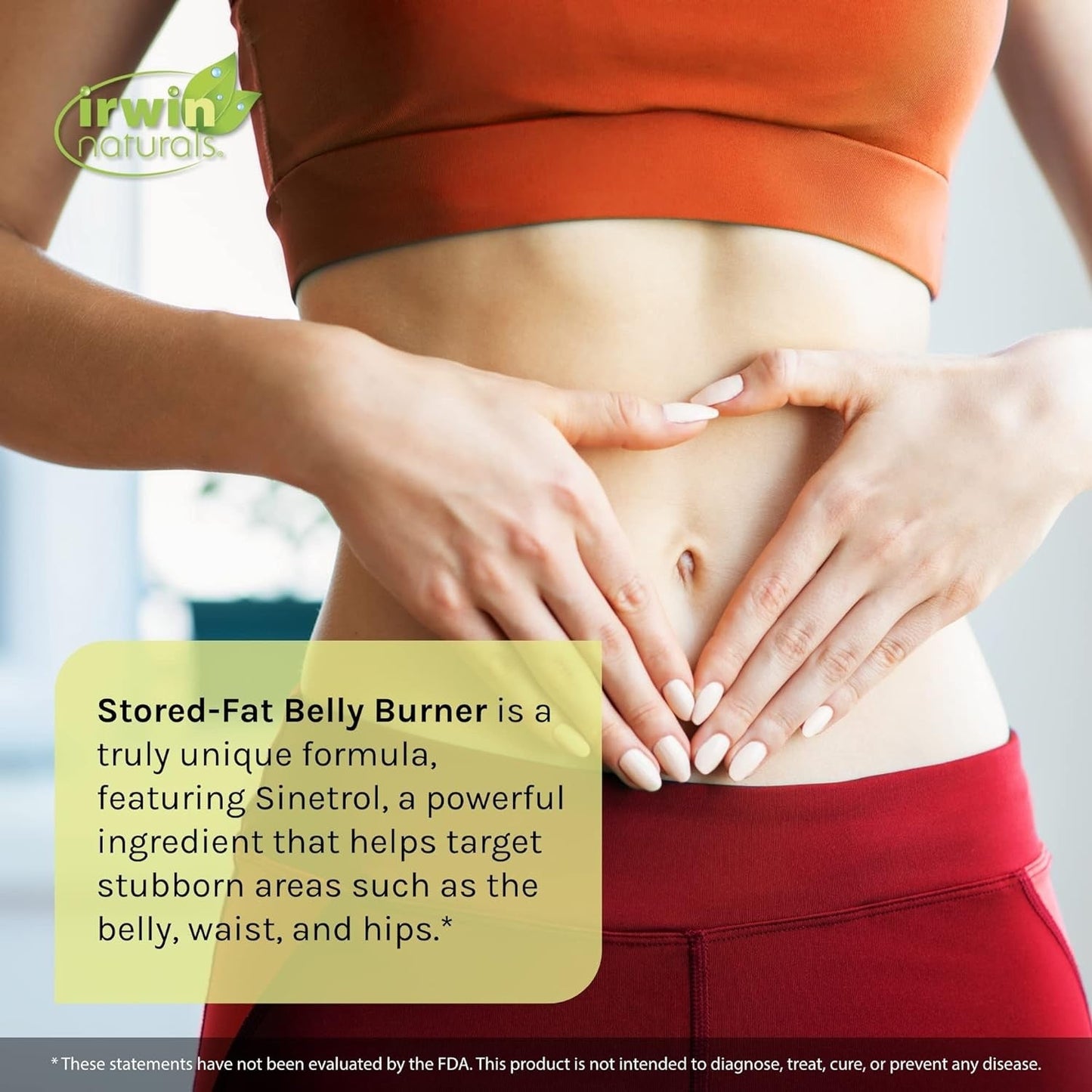 Irwin Naturals Stored-Fat Belly Burner - with Sinetrol, Grapefruit, Sweet Orange & Blood Orange - 60 Liquid Soft-Gels