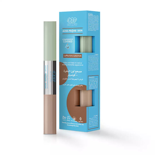 Eva Skin Clinic Acne-Prone Skin Corrector + Concealer 2 × 5 Ml