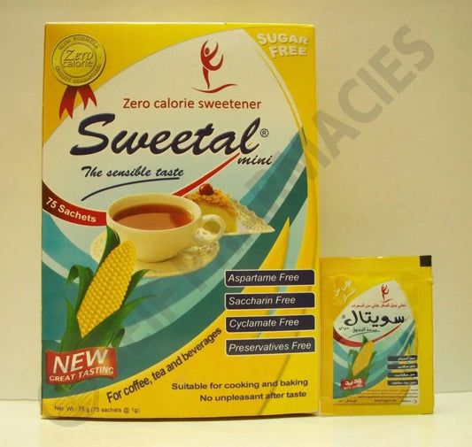 Sweetal  75 Sachets X 1 Gm (75 Gm) معلقة