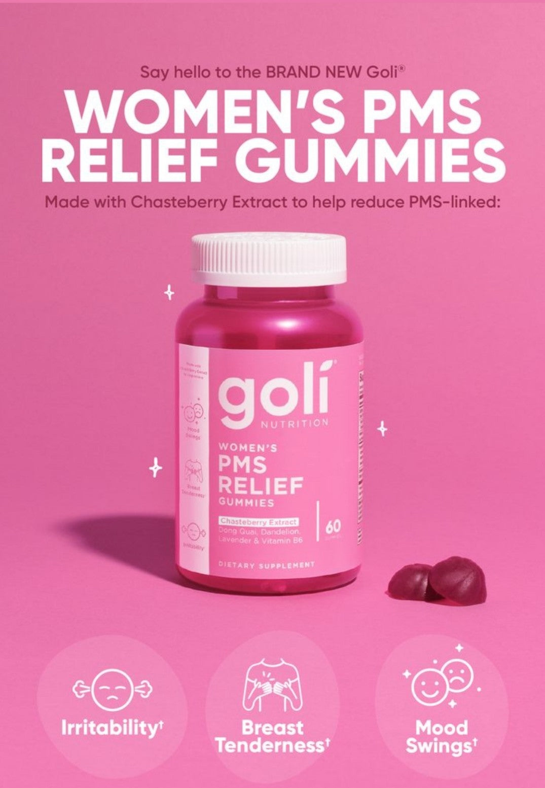 Goli Women’s PMS Relief Gummies