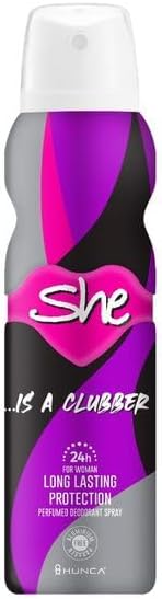 She is Clubber Deodorant Spray - For Women - 150ml