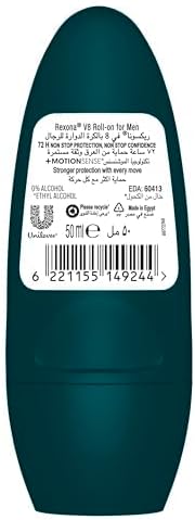 Rexona men antiperspirant deodorant v8 roll-on 50ml