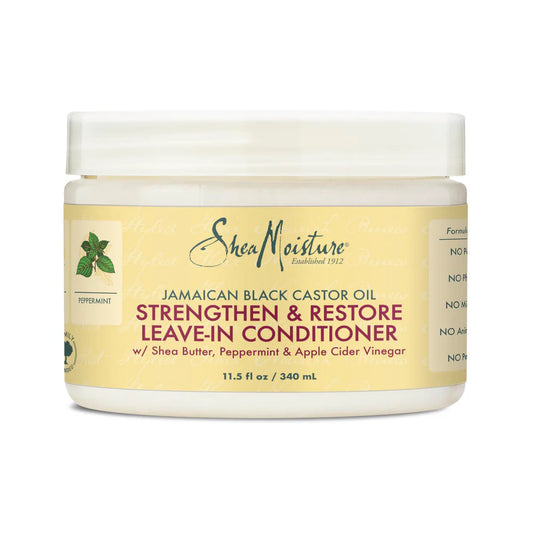 Shea Moisture Jamaican Black Castor Oil Strengthen & Restore Leave In Conditioner - 340ml