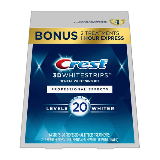 Crest 3D White White Strips Dental Whitening Kit Professional Effects - 44 Strips