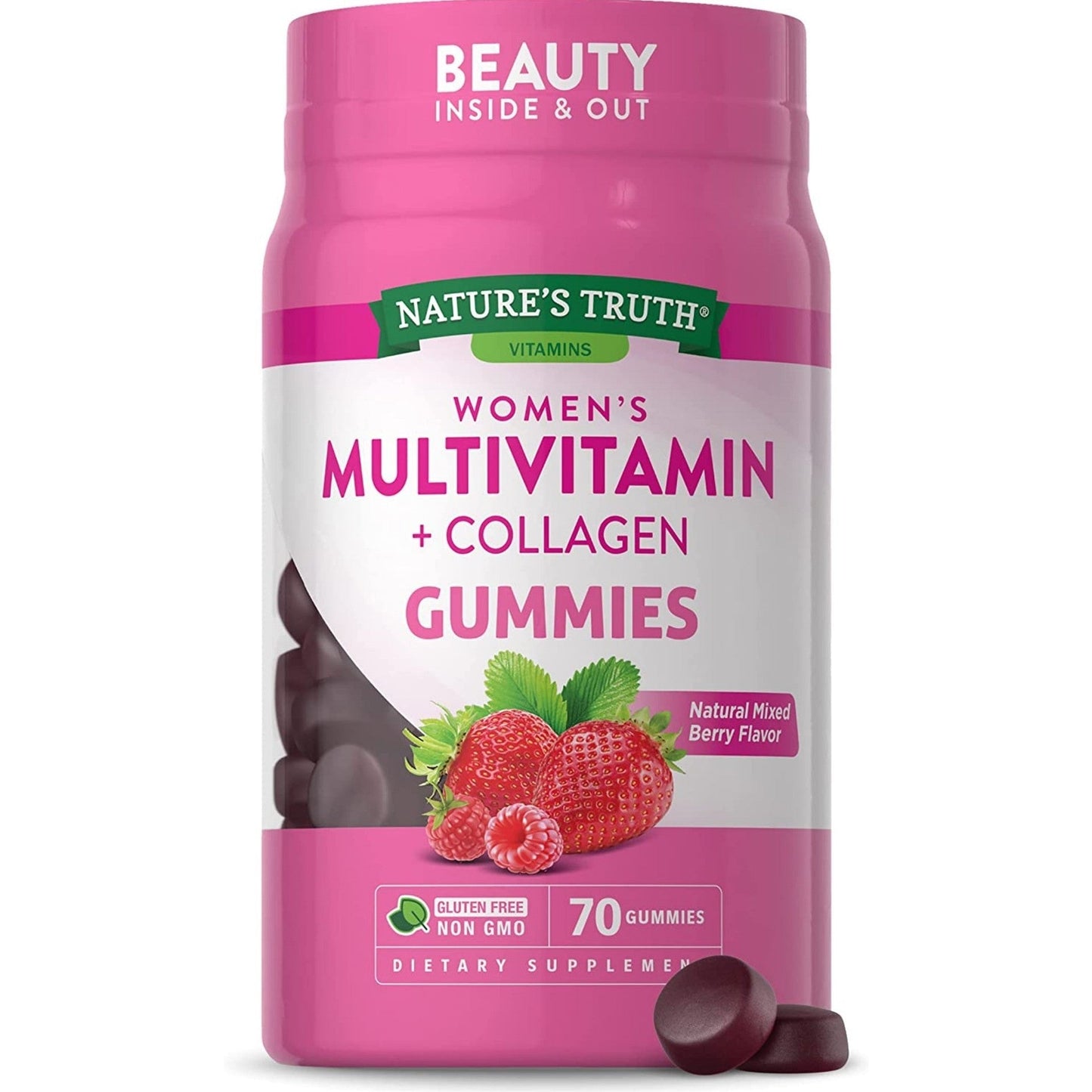 Nature's Truth Womens Multivitamin Gummies Plus Collagen & Biotin