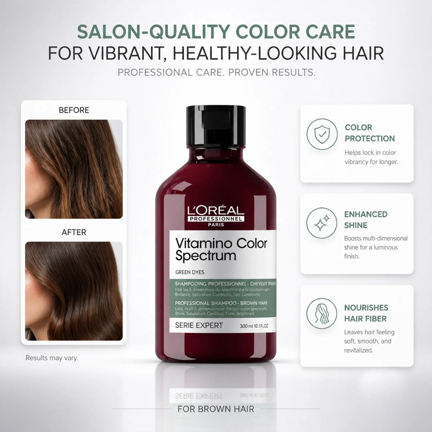 LOREAL PROF. Spectrum Shampoo 300ML Green