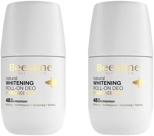 Beesline Fragrance Free Whitening Roll on Deodorant 50ml 1+1