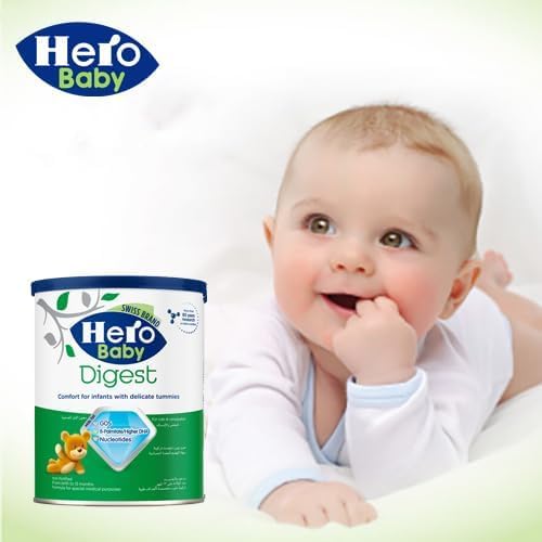 Hero Baby Digest Formula Milk - From Birth to 12 Months, 400 gm