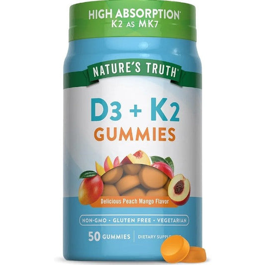 Nature's Truth Vitamin D3 + K2 Gummies