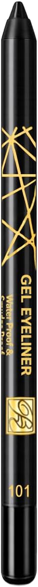 Rose Bery - Gel Eyeliner, Waterproof & Smudge Proof, Ultra Long Wear & Smooth Glide Formula, 1.2 GM, Model - RB-0922 (Black, 101)
