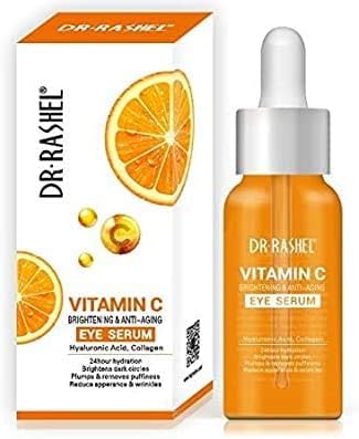 Dr Rashel Vitamin C Anti-Aging Eye Serum Brightens and removes dark circles and puffiness and reduces wrinkles under the eye