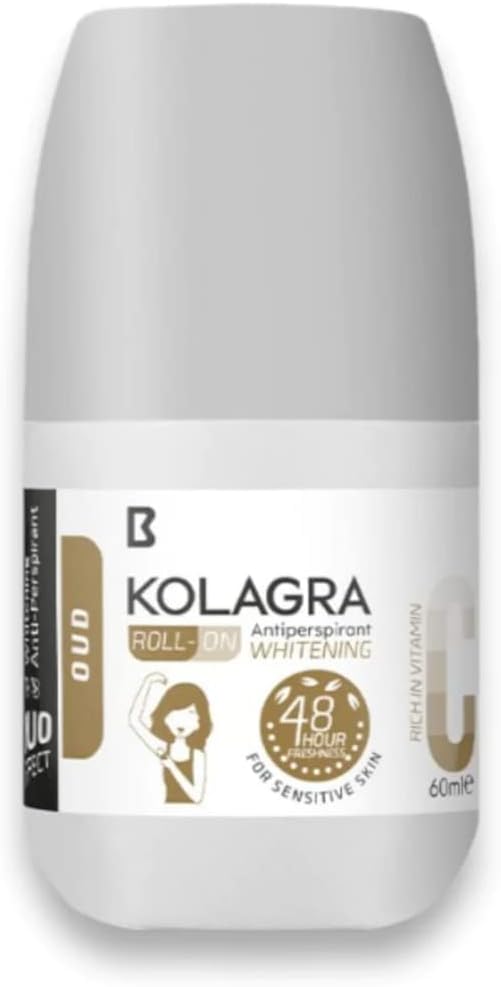 Kolagra Whitening Roll On 2X1 Promopack 1+1 Oud 120ML Yellow