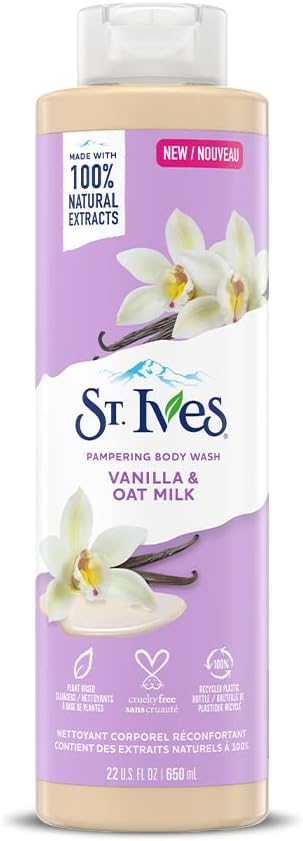 St. Ives Pampering Body Wash Vanilla & Oat Milk 650 ml