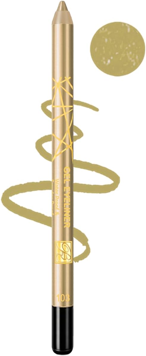 Rose Bery - Gel Eyeliner, Waterproof & Smudge Proof, Ultra Long Wear & Smooth Glide Formula, 1.2 GM, Model - RB-0922 (Black, 101)