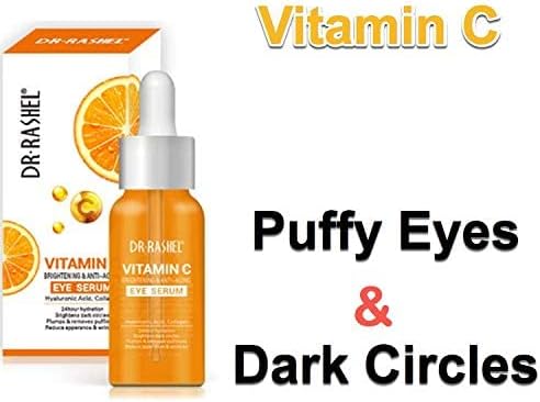 Dr Rashel Vitamin C Anti-Aging Eye Serum Brightens and removes dark circles and puffiness and reduces wrinkles under the eye