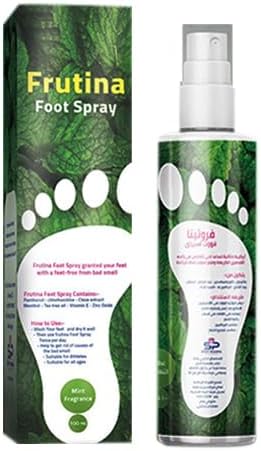 Frutina Foot Spray Mint Scent - Foot Moisturizer & Fungus & Odor Protection