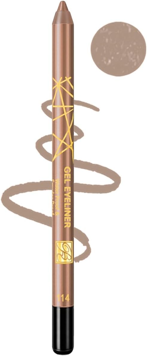 Rose Bery - Gel Eyeliner, Waterproof & Smudge Proof, Ultra Long Wear & Smooth Glide Formula, 1.2 GM, Model - RB-0922 (Black, 101)