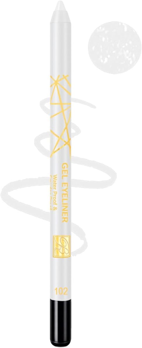 Rose Bery - Gel Eyeliner, Waterproof & Smudge Proof, Ultra Long Wear & Smooth Glide Formula, 1.2 GM, Model - RB-0922 (Black, 101)