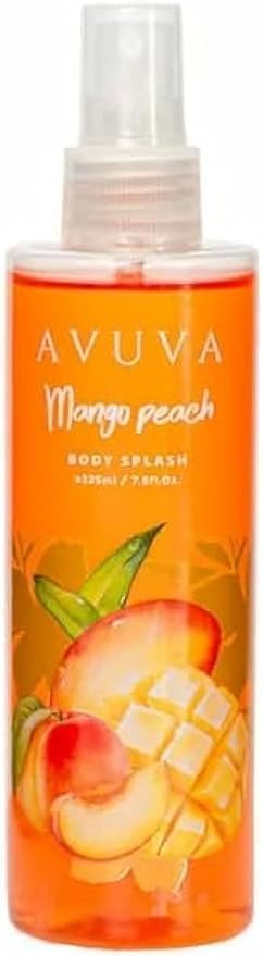 Avuva Mango Peach Body Splash 55 ml, Orange
