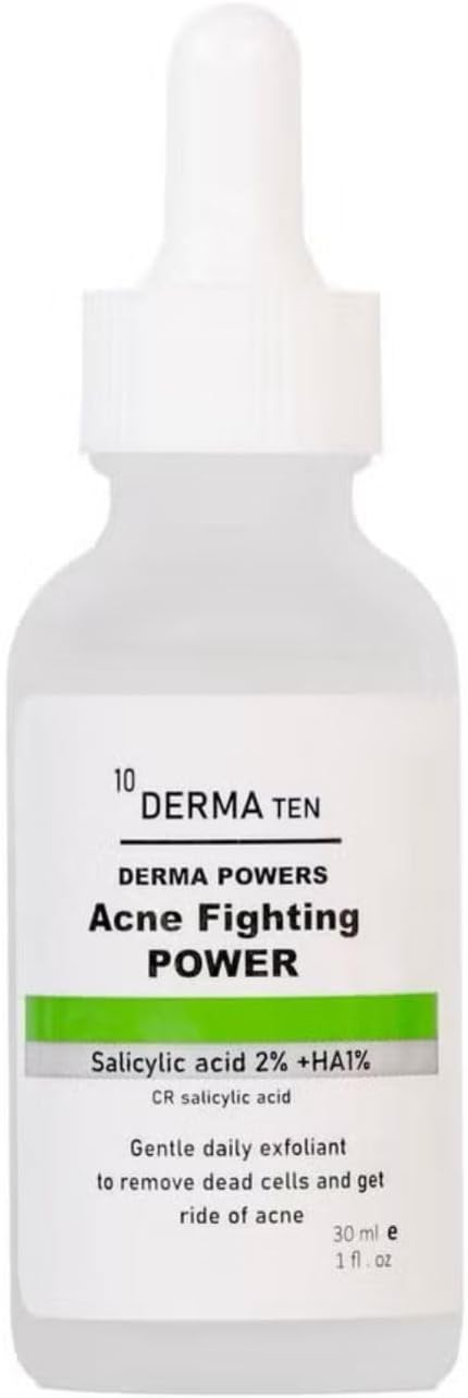 Derma Ten Hydra Power Serum Hyaluronic Acid 2% |Hydrating Face Serum for Dry & Dehydrated Skin 30ml