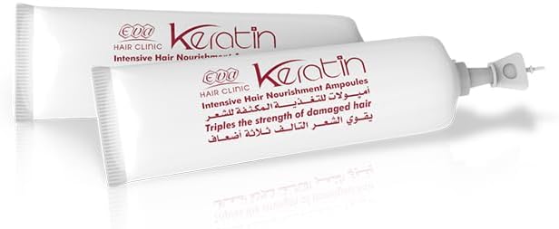 Eva Hair Clinic Keratin Ampoules ( 7 Ampoules * 7 Ml )