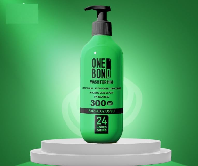 One Bond Sensitive Area Wash For Men,Green, 300Ml