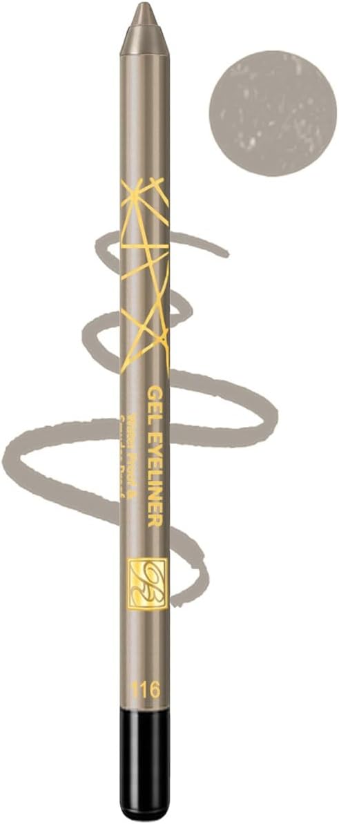 Rose Bery - Gel Eyeliner, Waterproof & Smudge Proof, Ultra Long Wear & Smooth Glide Formula, 1.2 GM, Model - RB-0922 (Black, 101)