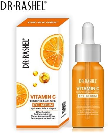 Dr Rashel Vitamin C Anti-Aging Eye Serum Brightens and removes dark circles and puffiness and reduces wrinkles under the eye