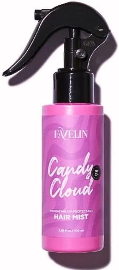 Favelin Candy Cloud Hair Mist 100 ml | With Sugary and Sweet Scent of Candy | Refreshing and Hydrating | Effective Sun Protection With SPF 30+.