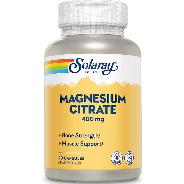 Solaray Magnesium Citrate 400mg