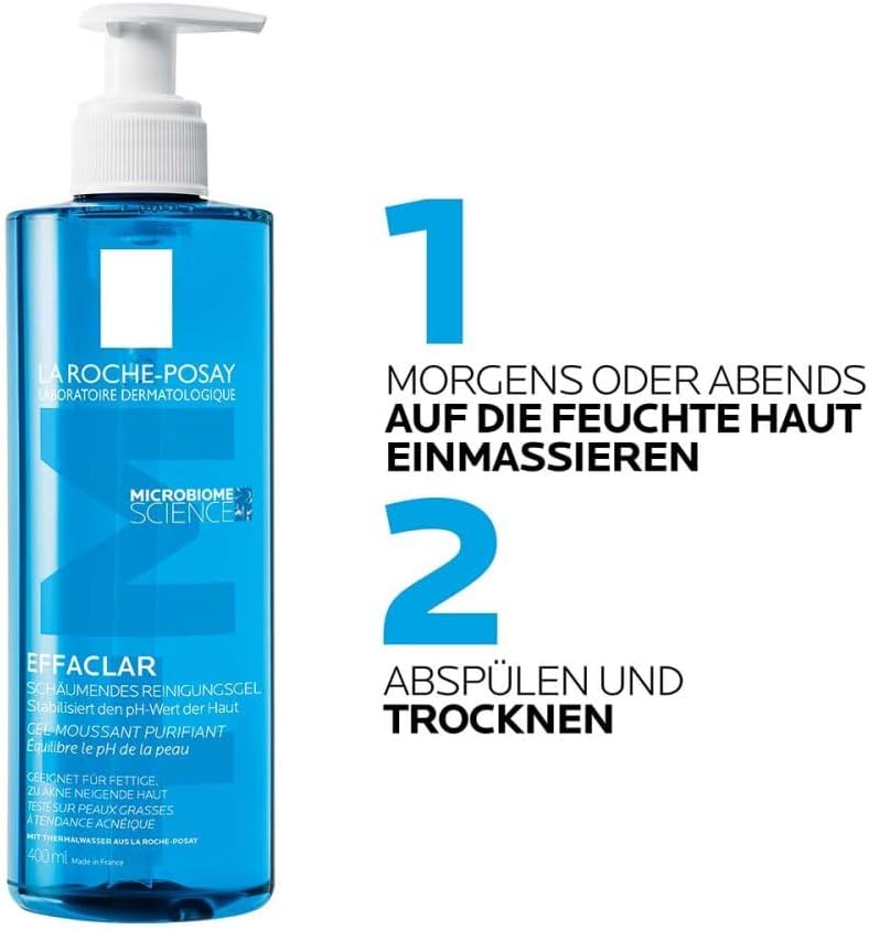 ROCHE-POSAY Effaclar foaming cleansing gel 400 ml