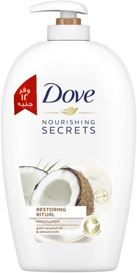 Dove Nourishing Secrets Hydrating Handwash Made with Coconut oil & Almond milk Restoring Ritual 500ml