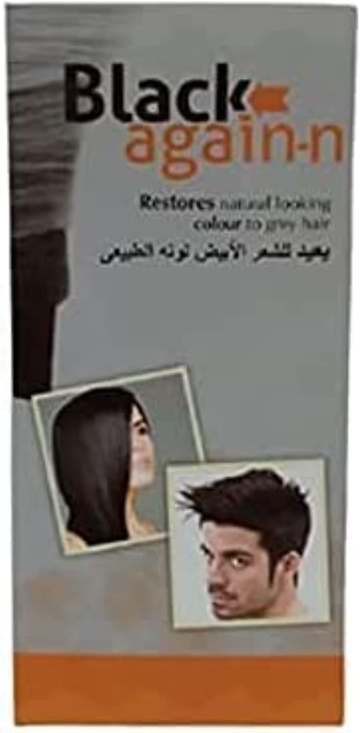 Black again hair cream 150 ml كريم شعر بلاك اجين ان للشعر الابيض