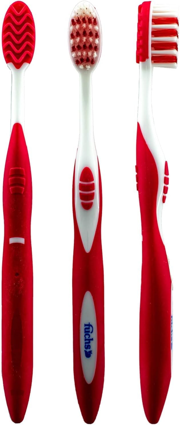 Fuchs Tongue Toothbrush - Blue, Soft
